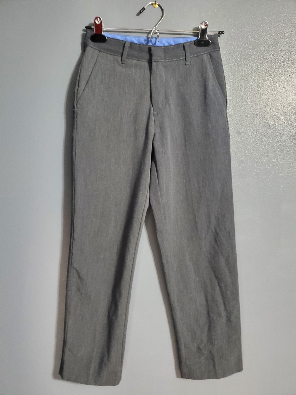Izod Boys Gray Dress Slacks Pants Size 10